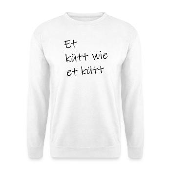 Et kütt wie et kütt - Unisex Pullover - Weiß - Vorne