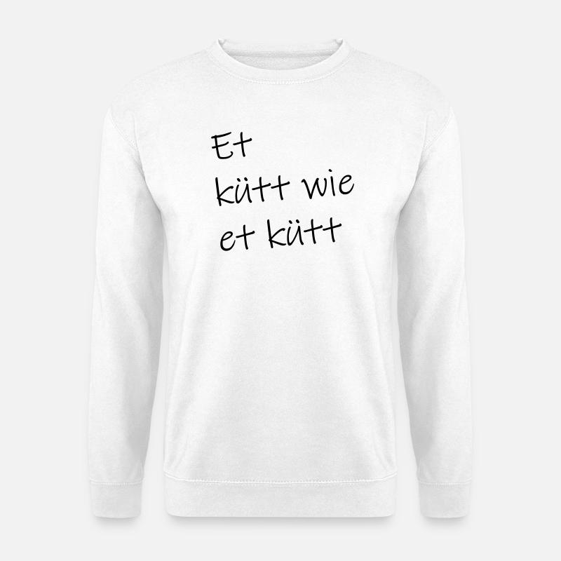 Et kütt wie et kütt - Unisex Pullover - Weiß