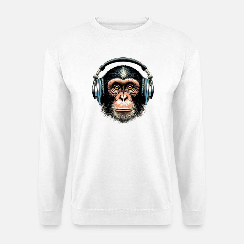 Monkey - Unisex Sweatshirt - white