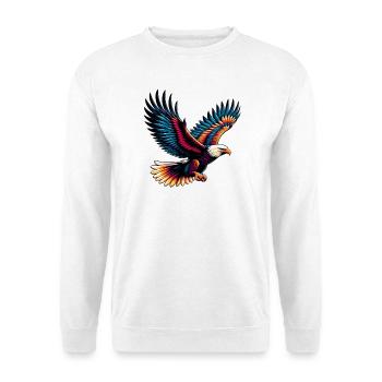 Adler - Unisex Pullover - Weiß - Vorne