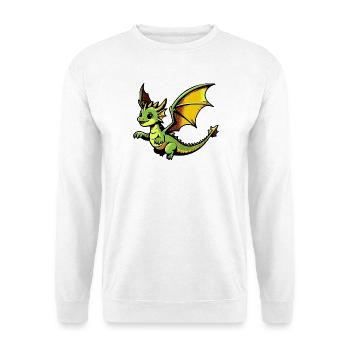 Dragon - Unisex Sweatshirt - white - Front
