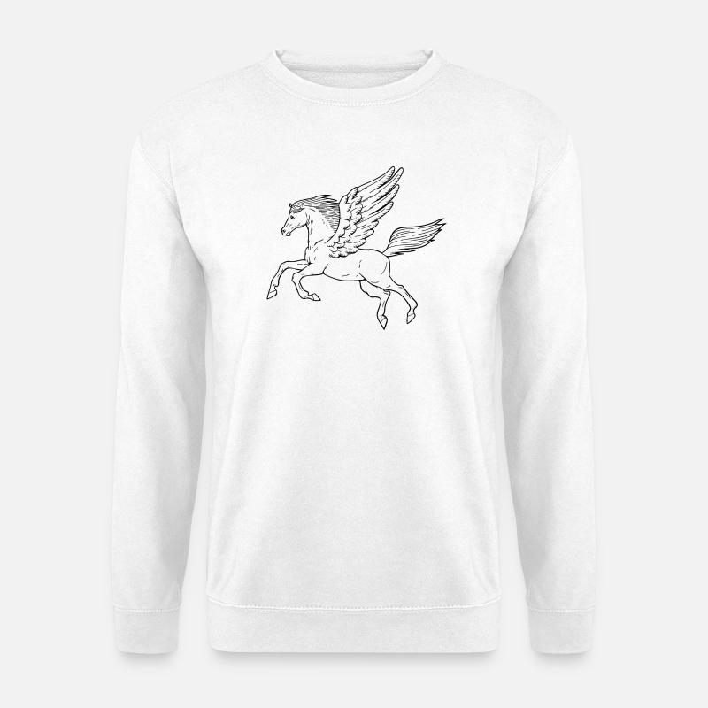 Pegasus - Unisex Pullover - Weiß