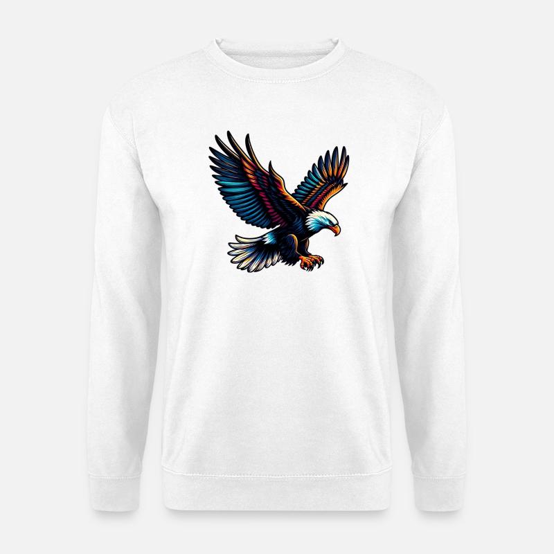 Adler - Unisex Pullover - Weiß