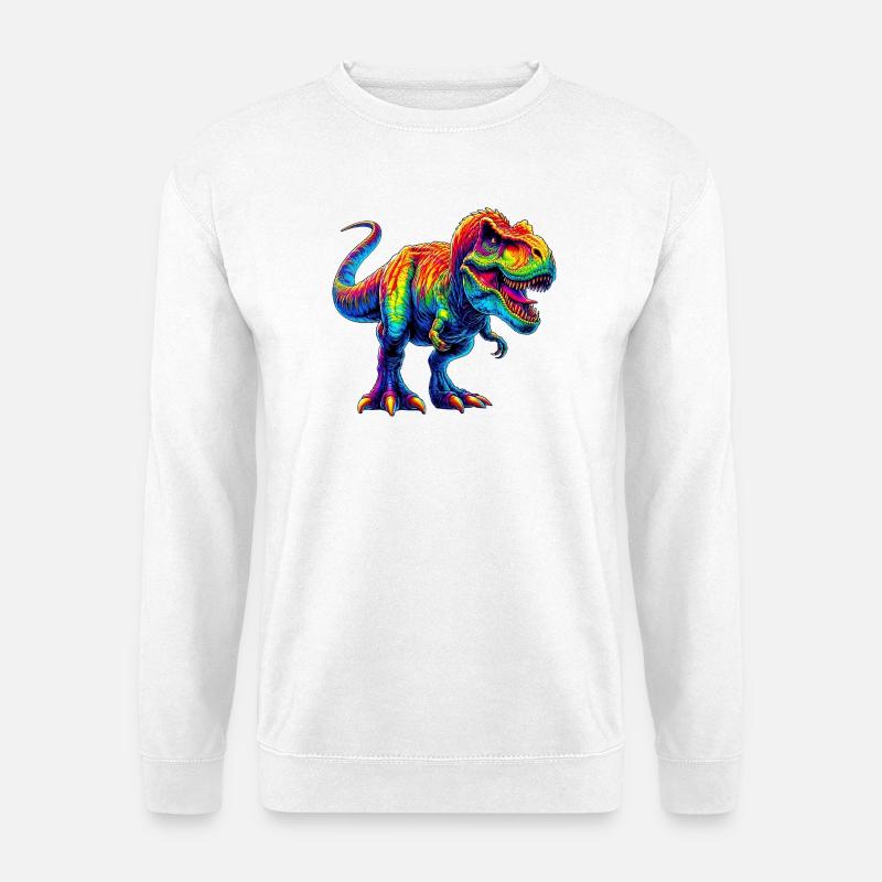 Dinosaurier - Unisex Pullover - Weiß
