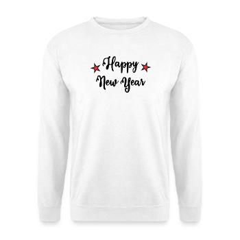 HAPPY NEW YEAR. NEW YEAR'S EVE. NEW YEAR - Unisex Sweatshirt - white - Front