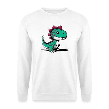 Dinosaure - Sweat-shirt Unisexe - blanc - Devant
