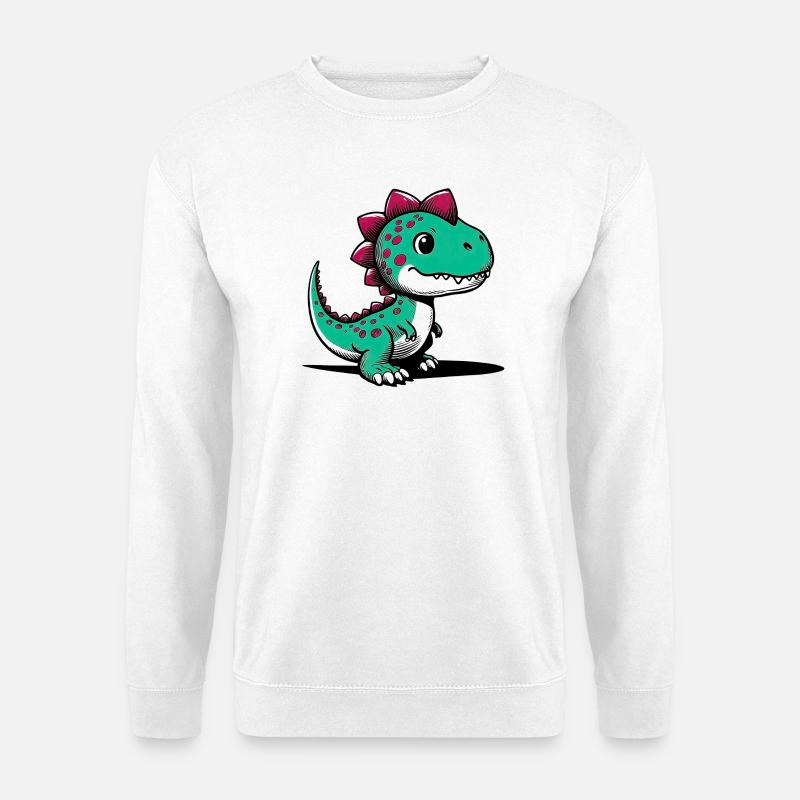 Dinosaurier - Unisex Pullover - Weiß