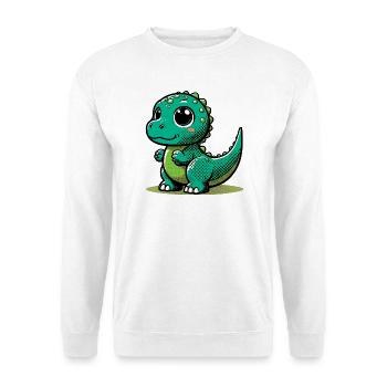Dinosaurier - Unisex Pullover - Weiß - Vorne