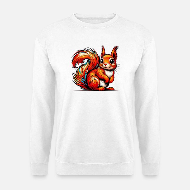 Squirrel - Unisex Sweatshirt - white
