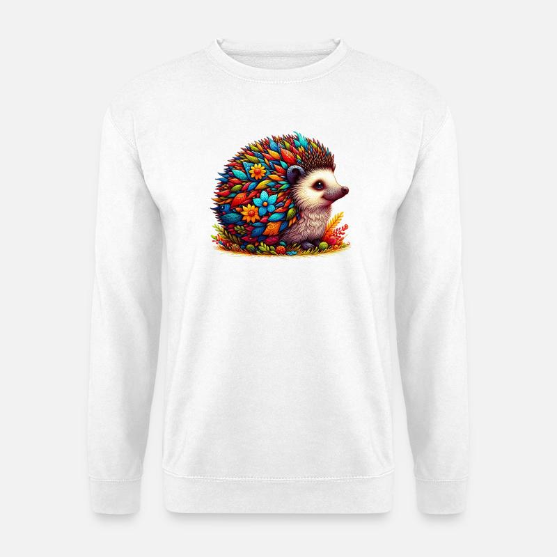 Igel - Unisex Pullover - Weiß