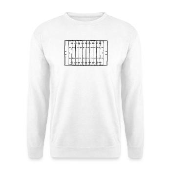 Footballfeld - Unisex Pullover - Weiß - Vorne