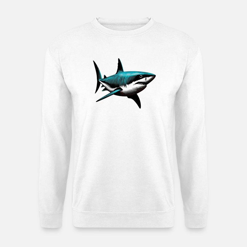 Hai - Unisex Pullover - Weiß