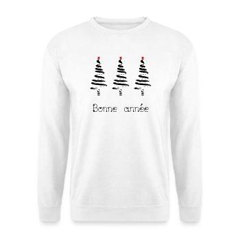 HAPPY NEW YEAR. NEW YEAR'S EVE. BEST WISHES - Unisex Sweatshirt - white - Front