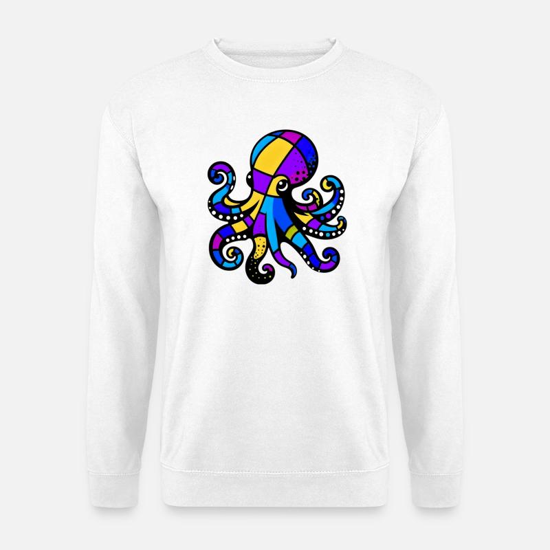 Octopus - Unisex Sweatshirt - white