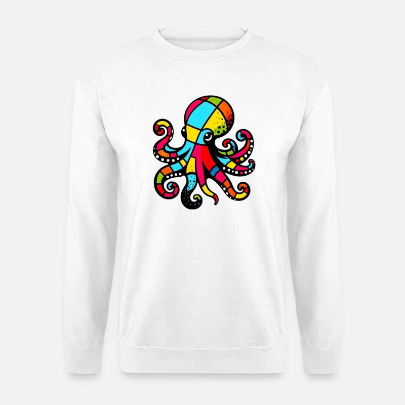 Octopus - Unisex Sweatshirt - white
