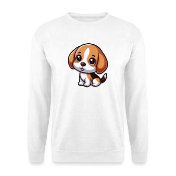 Chibi Beagle Dog - Unisex Sweatshirt - white - Front