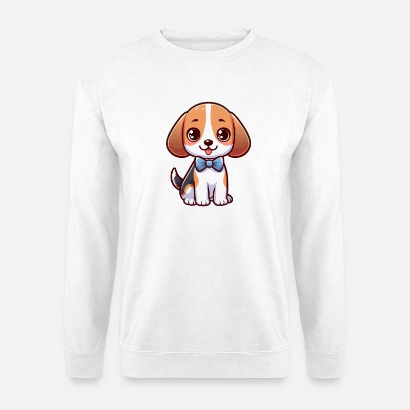 Cute Little Beagle - Unisex Sweatshirt - white