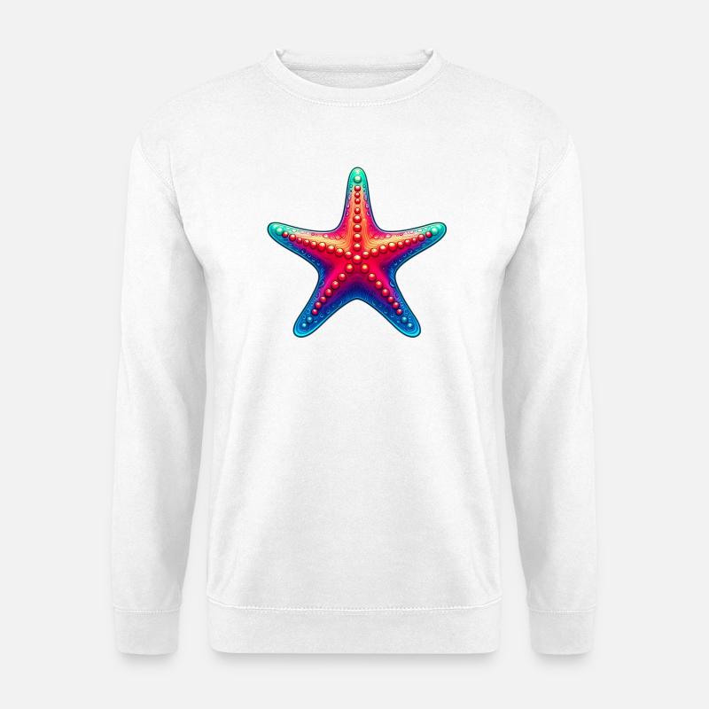 Seestern - Unisex Pullover - Weiß