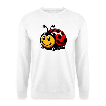 Marienkäfer - Unisex Pullover - Weiß - Vorne