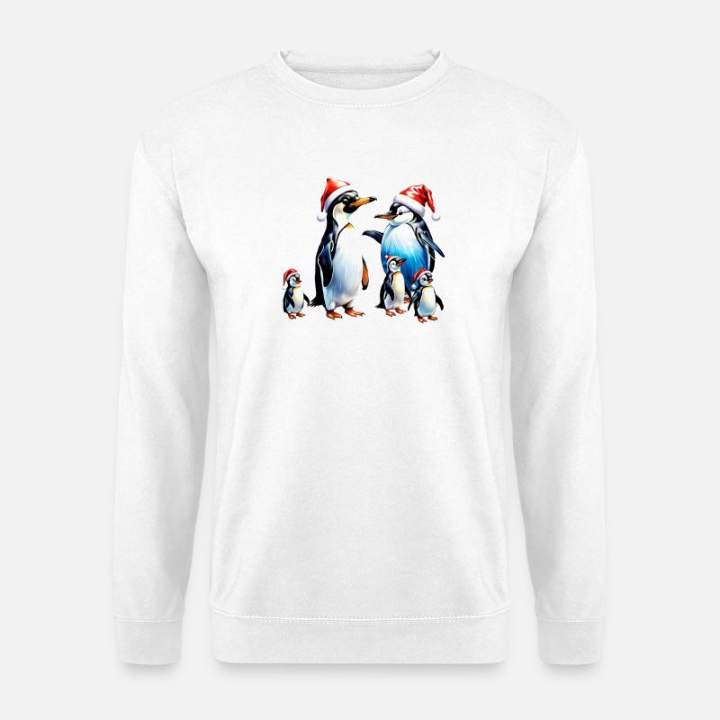 Cute Penguins - Unisex Sweatshirt - white