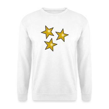 STAR. CHRISTMAS. HAPPY NEW YEAR. NEW YEAR'S EVE - Unisex Sweatshirt - white - Front