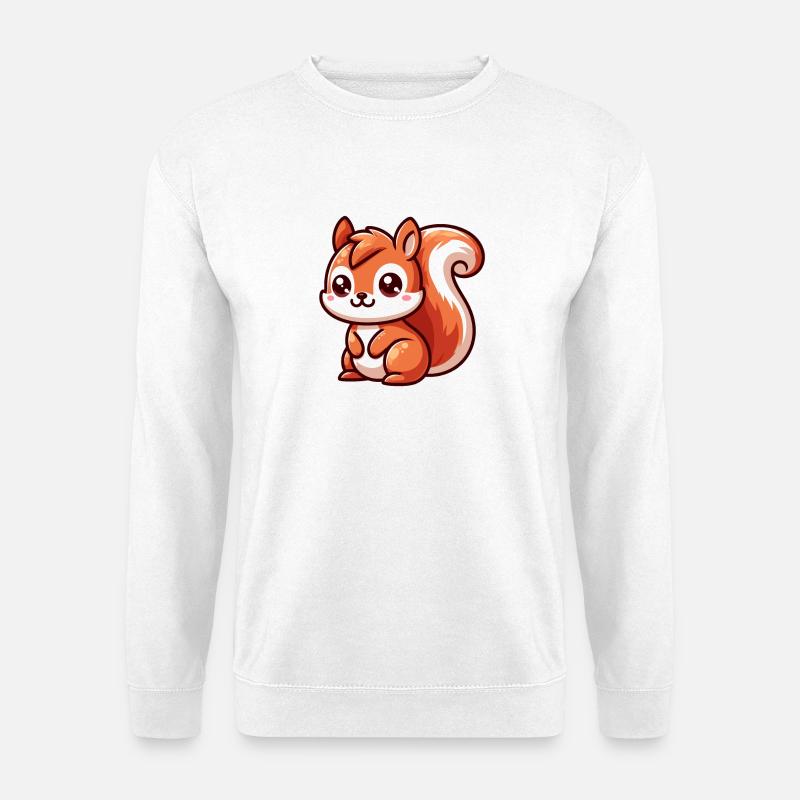 Little Cute Squirrel - Unisex Sweatshirt - white