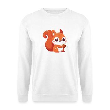 Chibi Squirrel Kawaii - Unisex Sweatshirt - white - Front