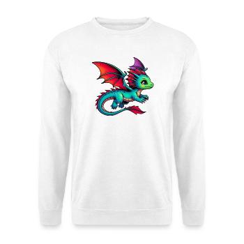 Dragon - Unisex Sweatshirt - white - Front