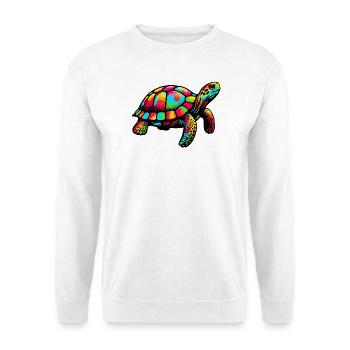 Schildkröte - Unisex Pullover - Weiß - Vorne