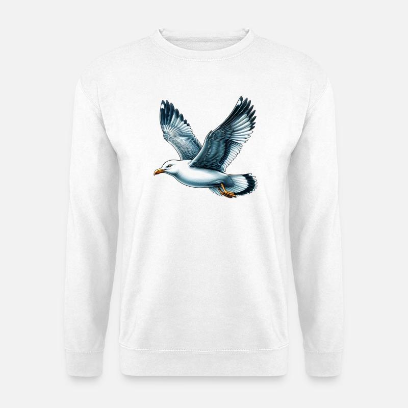Möwe - Unisex Pullover - Weiß