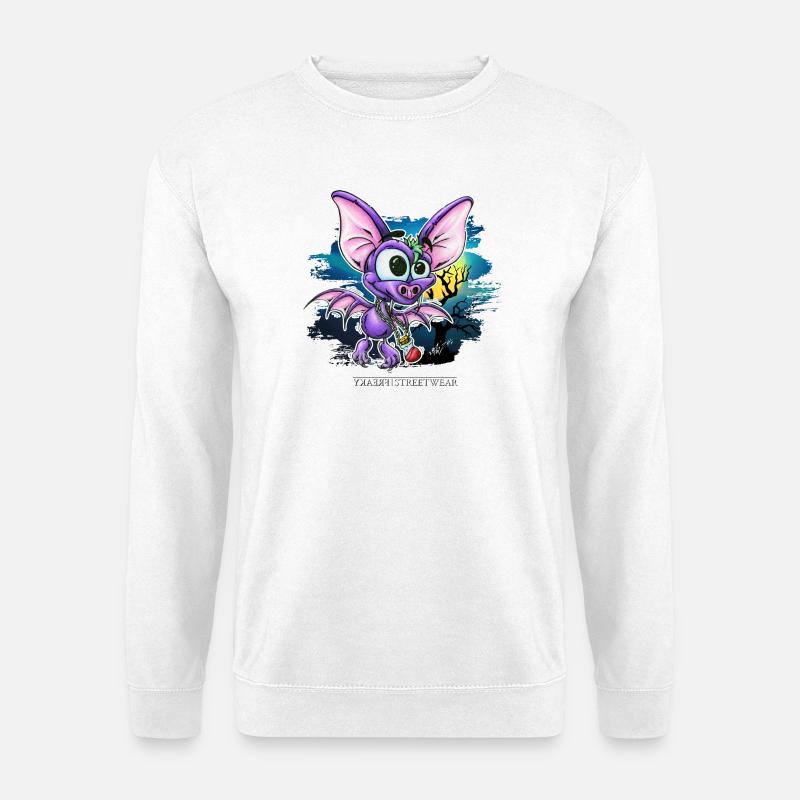 Schatten der Nacht - Unisex Pullover - Weiß