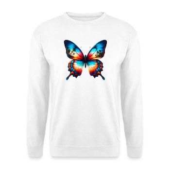 Schmetterling - Unisex Pullover - Weiß - Vorne
