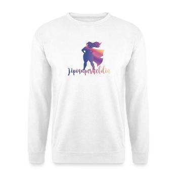 Liposuperheldin - Unisex Pullover - Weiß - Vorne