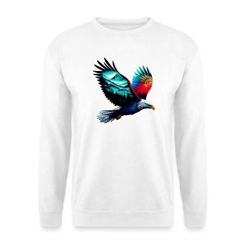 Adler - Unisex Pullover - Weiß - Vorne