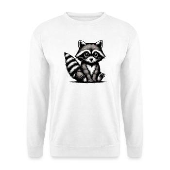 Raccoon - Unisex Sweatshirt - white - Front