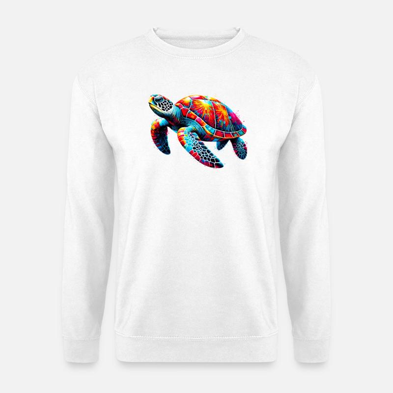 Turtle - Unisex Sweatshirt - white