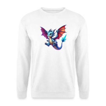 Dragon - Unisex Sweatshirt - white - Front