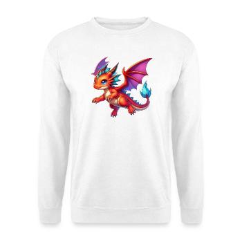 Dragon - Unisex Sweatshirt - white - Front
