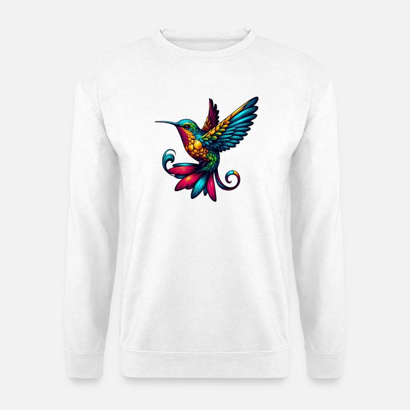 Kolibri - Unisex Pullover - Weiß