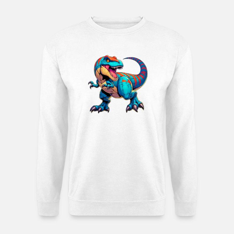 Dinosaur - Unisex Sweatshirt - white