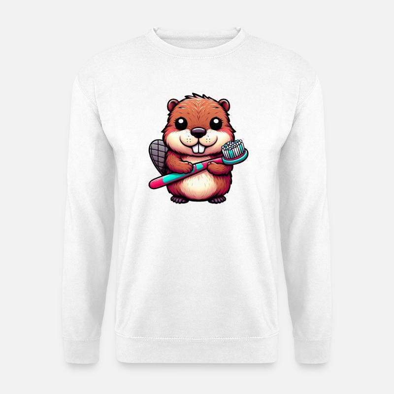 Beaver - Unisex Sweatshirt - white