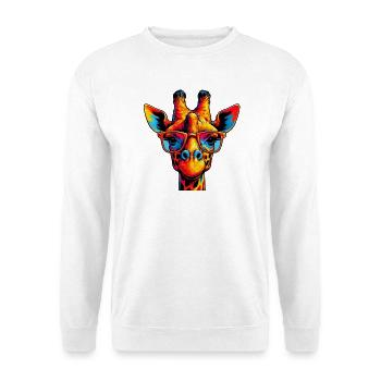 Girafe - Sweat-shirt Unisexe - blanc - Devant
