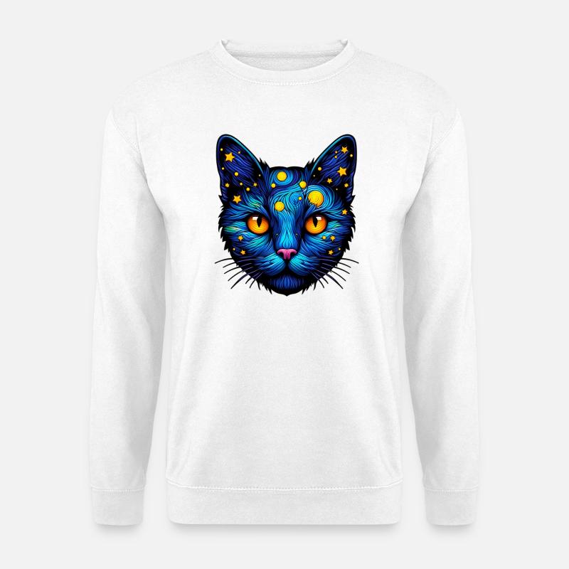 Katze - Unisex Pullover - Weiß