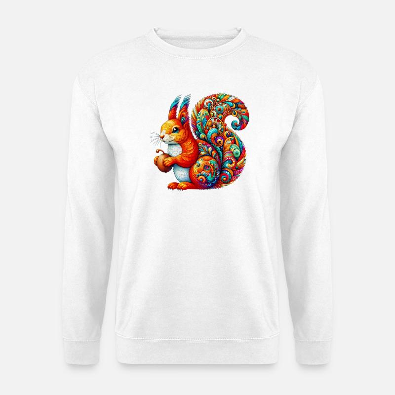 Squirrel - Unisex Sweatshirt - white