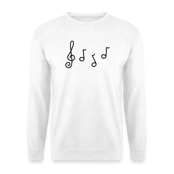 1. 1 Jahr. 1. JUBILÄUM. 1-JÄHRIGES JUBILÄUM - Unisex Pullover - Weiß - Vorne