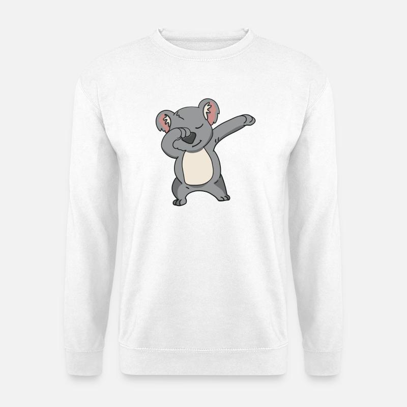 Dabbing Koala - Unisex Sweatshirt - white