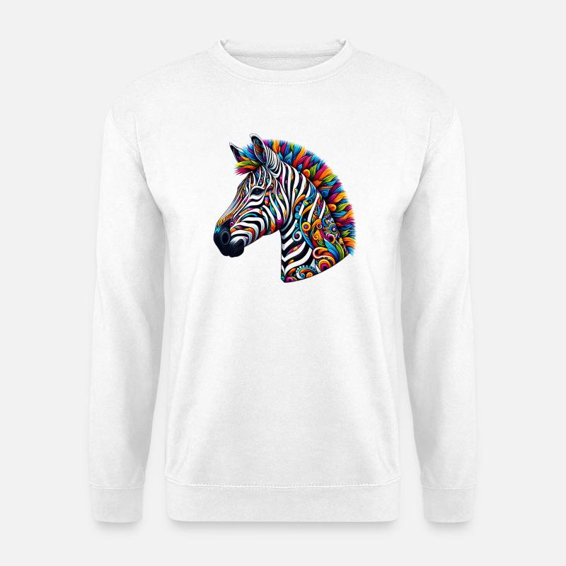 Zebra - Unisex Sweatshirt - white