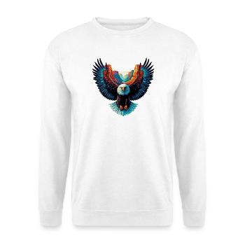 Adler - Unisex Pullover - Weiß - Vorne