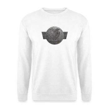 Tête Only Staffie en médaille métallique - 100 - Sweat-shirt Unisexe - blanc - Devant