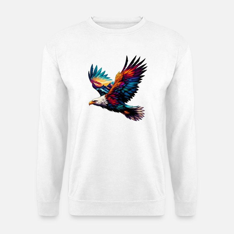 Adler - Unisex Pullover - Weiß